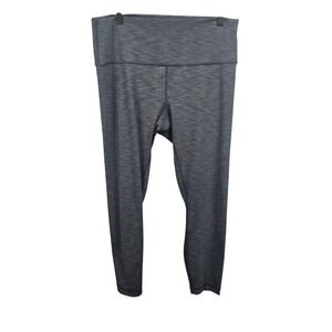Lululemon Wunder Under Hi-Rise Tight Full-On Luxtreme Heather Gray Black Size 12